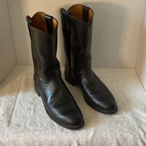 Diamond J boots by Justin vintage leather